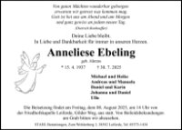 eine Anzeige